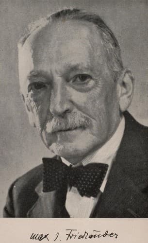 Photo of Max J. Friedländer