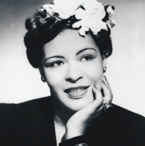 Photo of Billie Holiday with William Dafty