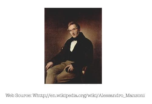 Photo of Alessandro Manzoni
