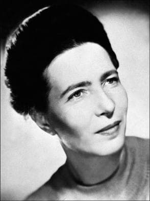Photo of Simone de Beauvoir