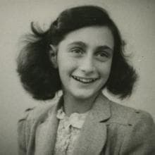Photo of Anne Frank