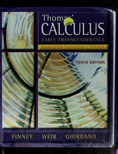 Cover image for Thomas' calculus