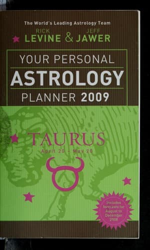 Cover image for Your personal astrology planner 2009 - Taurus