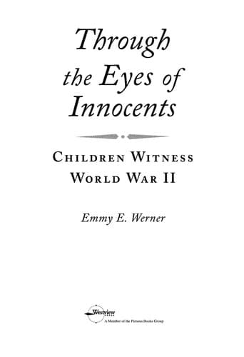 Cover image for Through the eyes of innocents