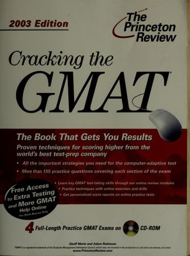 Cover image for Cracking the GMAT
