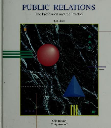 Cover image for Public relations