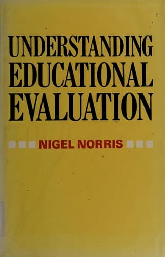 Cover image for Understanding educational evaluation