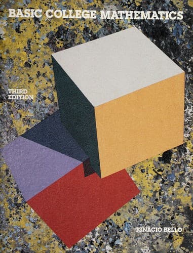 Cover image for Basic college mathematics