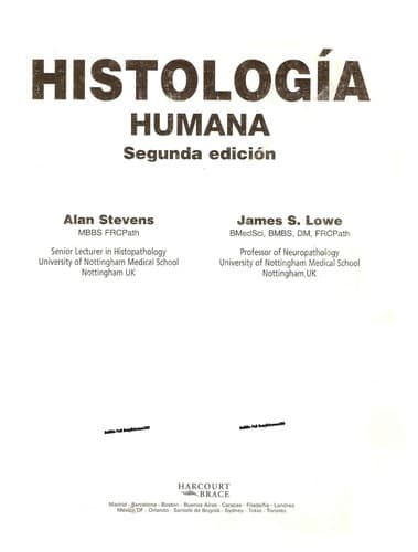 Cover image for Histologia Humana