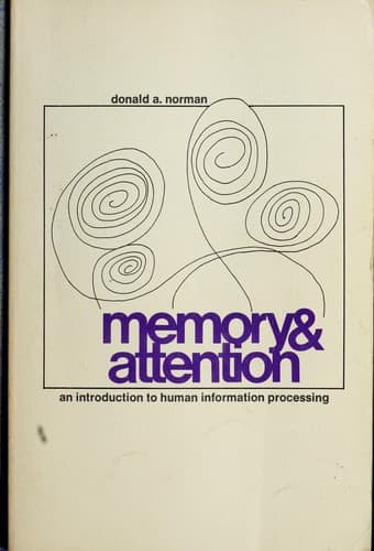 Cover image for Memory and attention