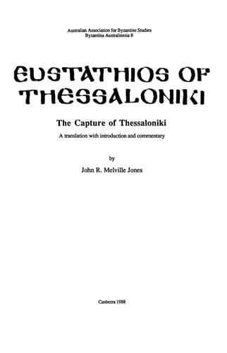 Cover image for The capture of Thessaloniki