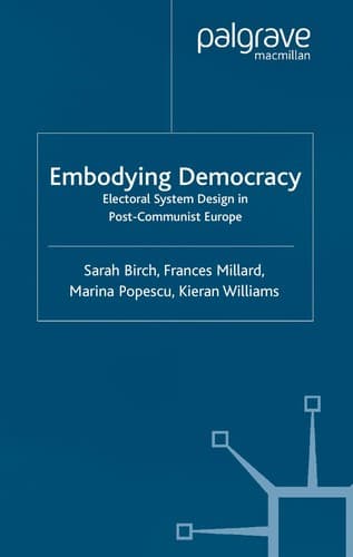 Cover image for Embodying democracy