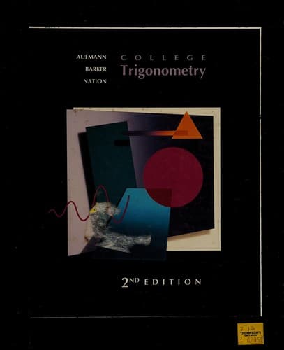 Cover image for College trigonometry
