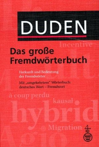 Cover image for Duden - Das Groe Fremdworterbuch