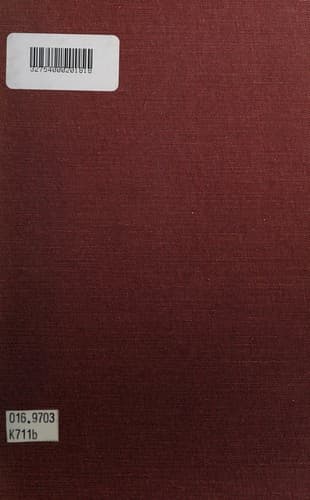 Cover image for A bibliography of the Navaho Indians