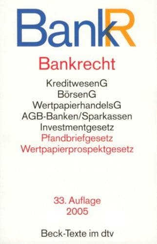 Cover image for Bankrecht