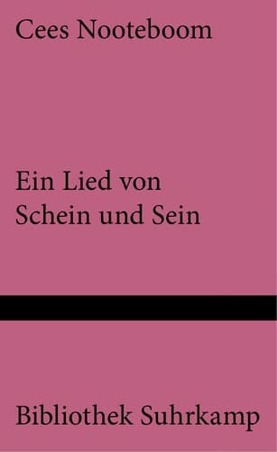 Cover image for Ein Lied von Schein und Sein.