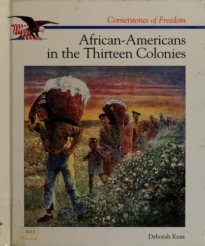 Cover image for African-Americans in the thirteen colonies