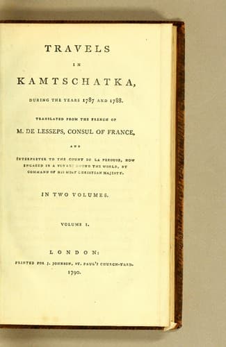 Travels in Kamtschatka