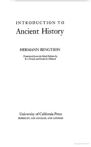 Cover image for Introduction to ancient history.