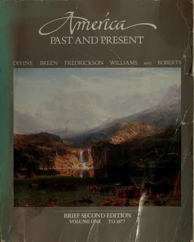 Cover image for America, past and present