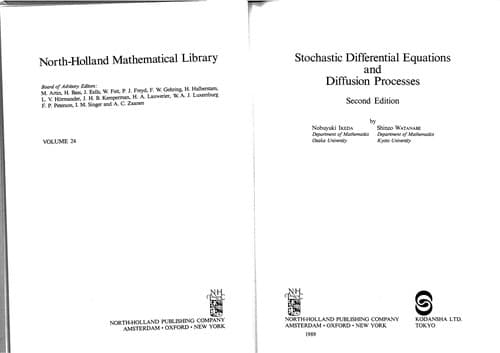 Cover image for Stochastic differential equations and diffusion processes