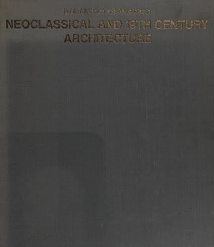 Cover image for Neoclassical and 19th century architecture