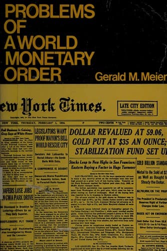 Cover image for Problems of a world monetary order