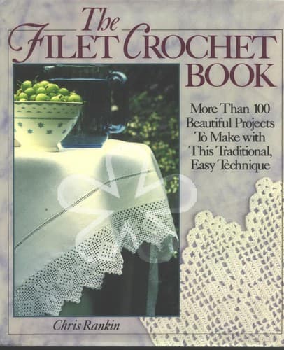 Cover image for The filet crochet book