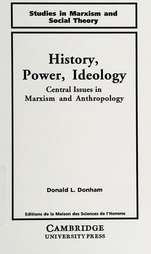 Cover image for History, power, ideology