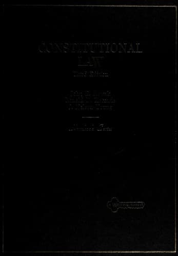 Cover image for Constitutional law