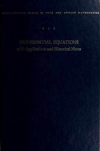 Cover image for Differential equations