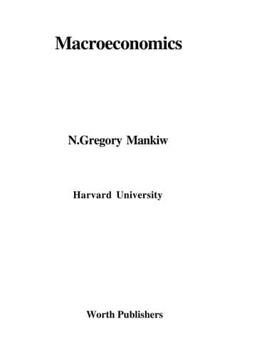 Cover image for Macroeconomics