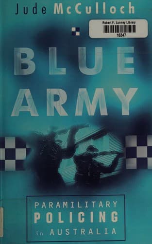 Cover image for Blue army