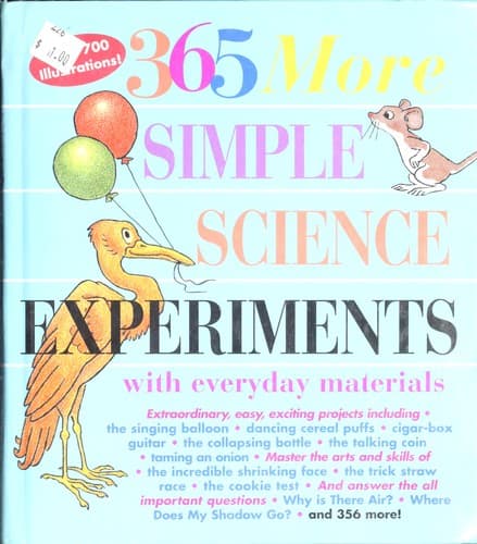 Cover image for 365 more simple science experiments with everyday materials