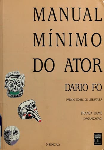 Cover image for Manual mínimo do ator