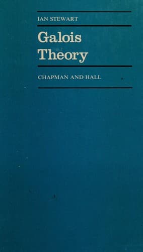 Cover image for Galois theory.