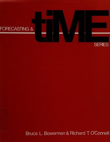 Cover image for Time series and forecasting