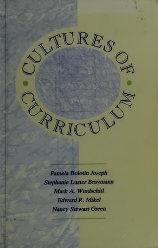 Cover image for Cultures of curriculum