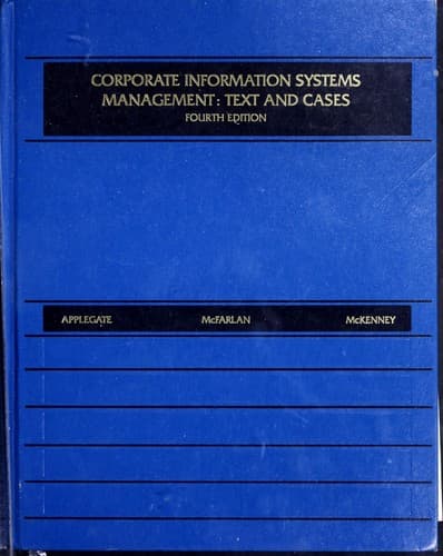 Cover image for Corporate information systems management