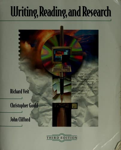 Cover image for Writing, reading, and research