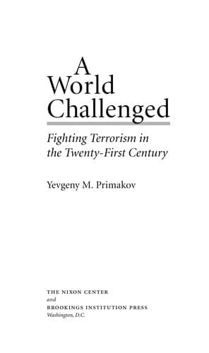 Cover image for A world challenged