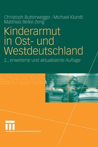 Cover image for Kinderarmut in Ost- und Westdeutschland