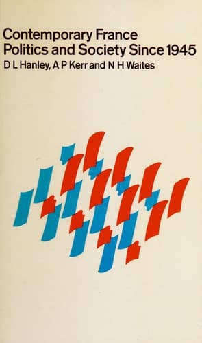 Cover image for Contemporary France