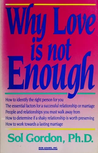 Cover image for Why Love is Not Enough