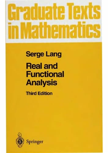 Cover image for Real and functional analysis