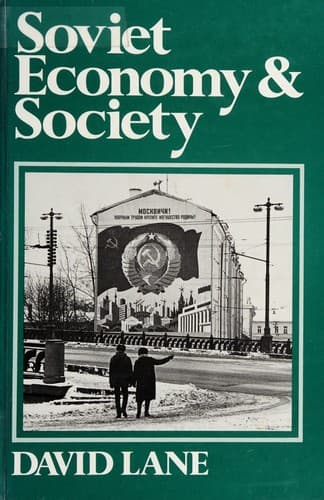 Cover image for Soviet economy and society