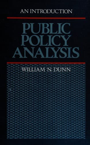 Cover image for Public policy analysis