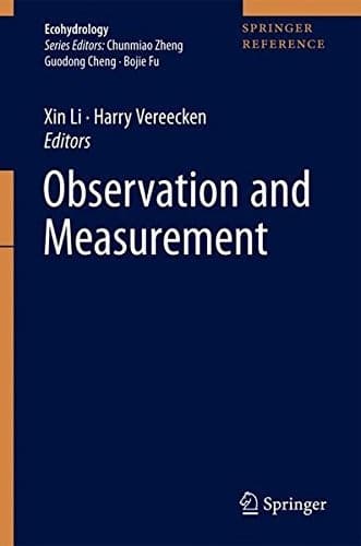 Cover image for Observation and Measurement of Ecohydrological Processes