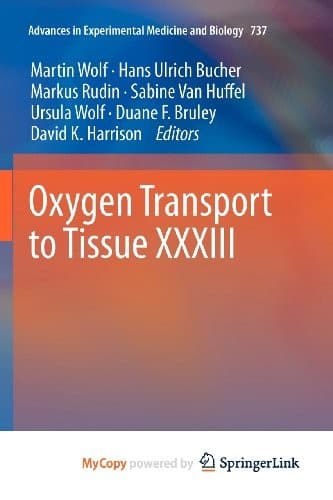 Cover image for Oxygen Transport to Tissue XXXIII